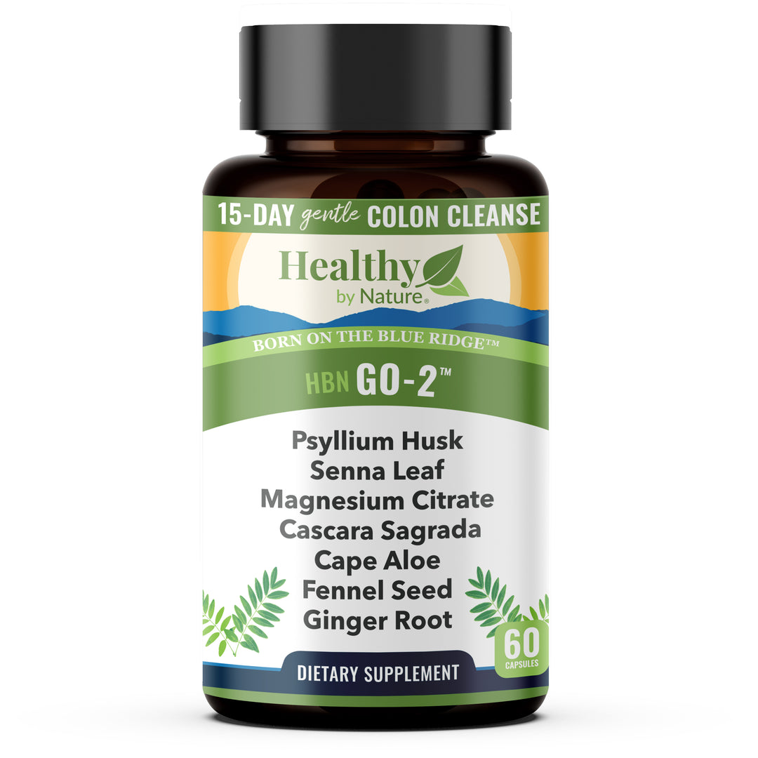 HBN GO-2™ Advanced Colon Cleanse, Stool Softener, & Gentle Herbal Laxative