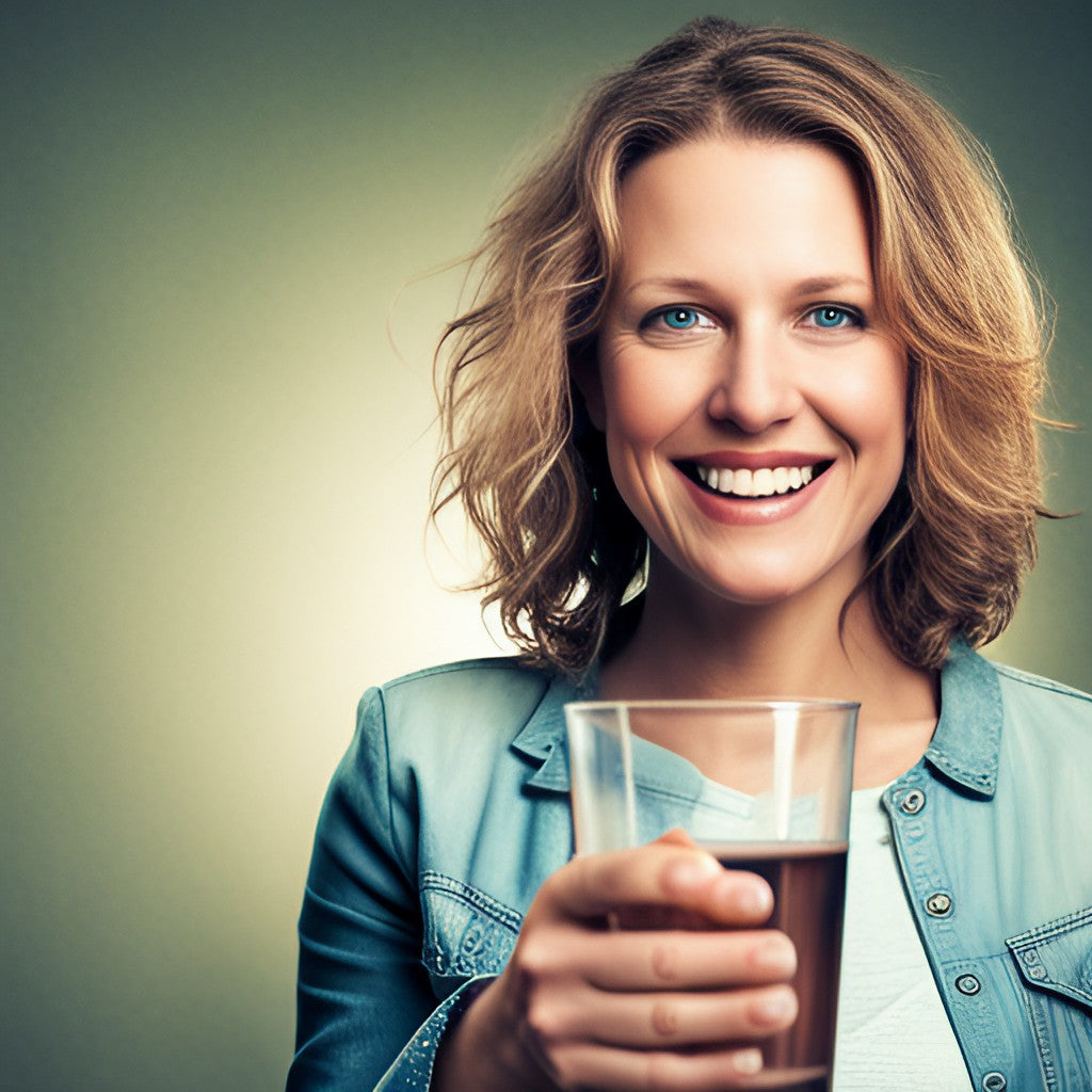 Woman drinking contaminated water needs zeolite detox