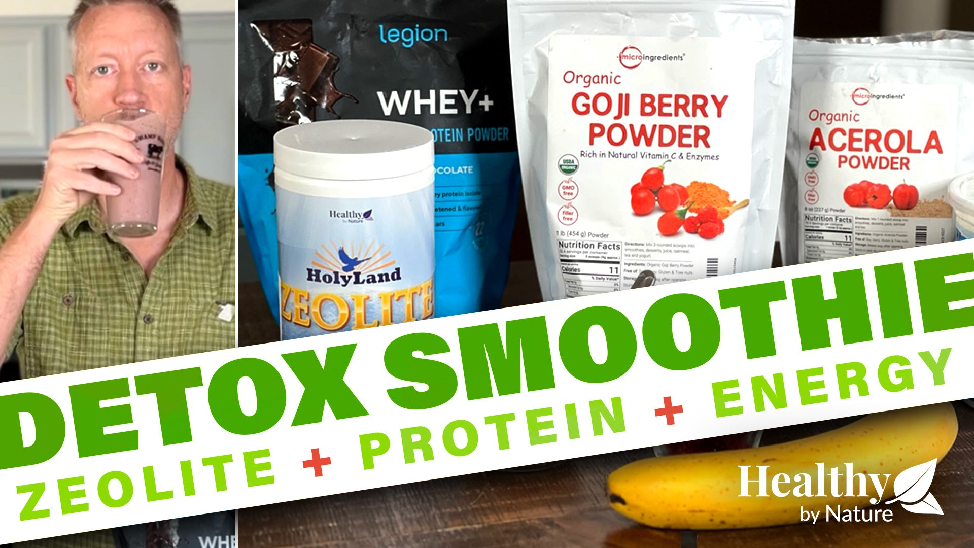 Mark's Detox Smoothie with Zeolite Plus Energy & Protein