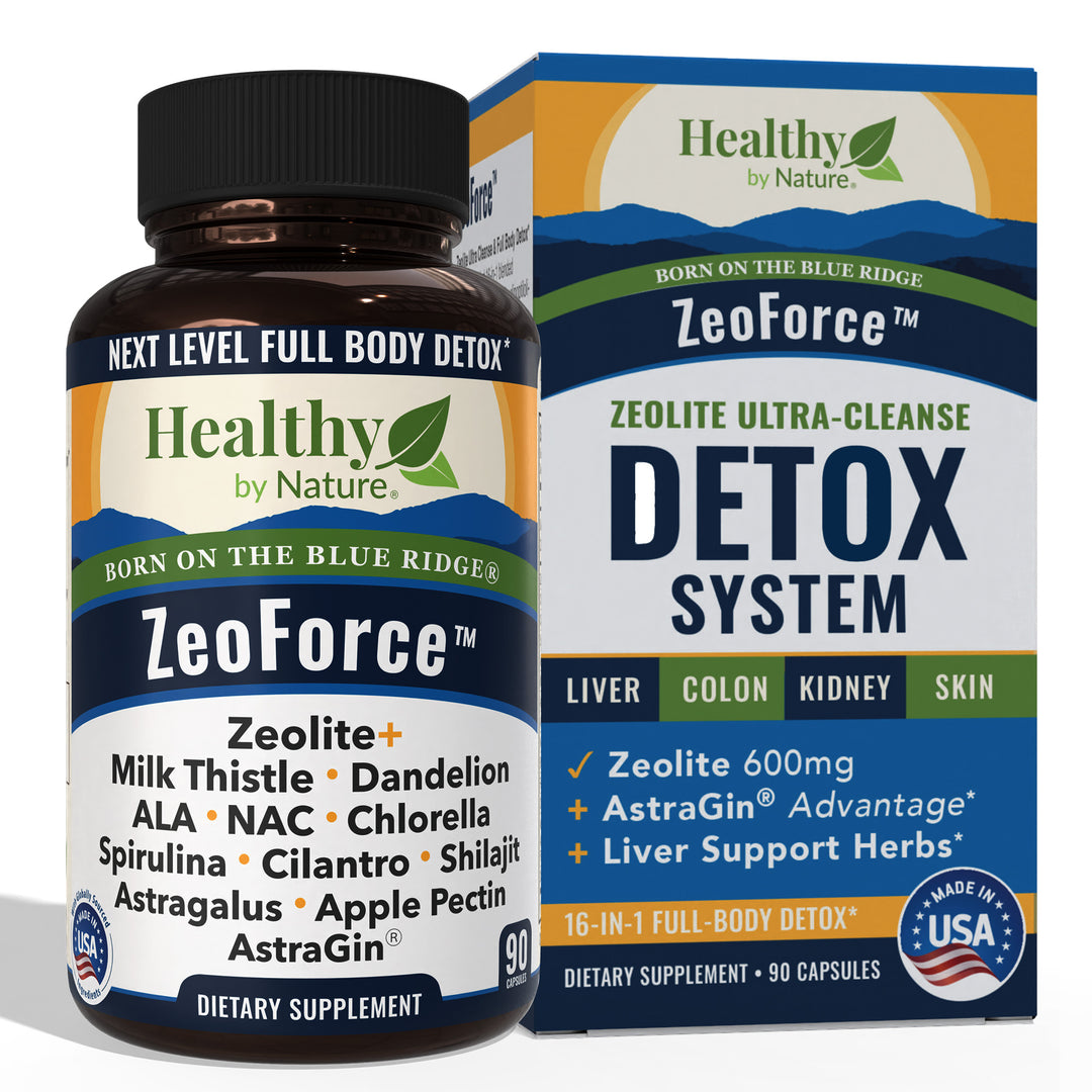 ZeoForce | Next-Level Full Body Detox — Zeolite, Liver & Gut Support System