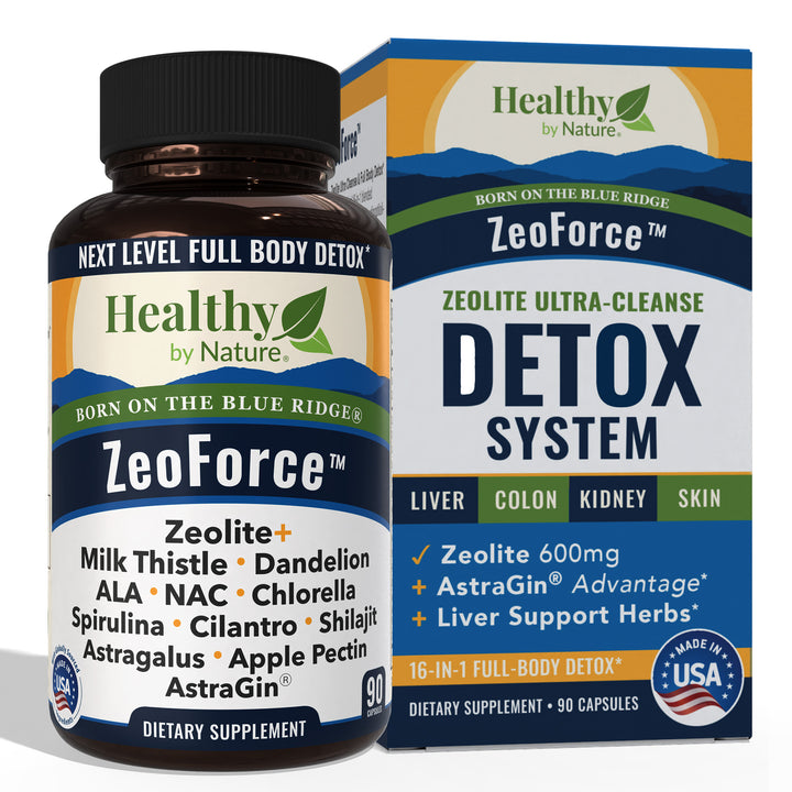 ZeoForce | Next-Level Full Body Detox — Zeolite, Liver & Gut Support System