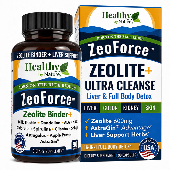 ZeoForce | Next-Level Full Body Detox — Zeolite, Liver & Gut Support System