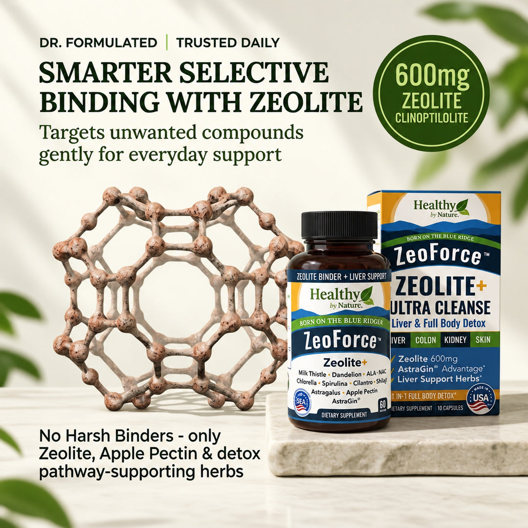ZeoForce | Next-Level Full Body Detox — Zeolite, Liver & Gut Support System