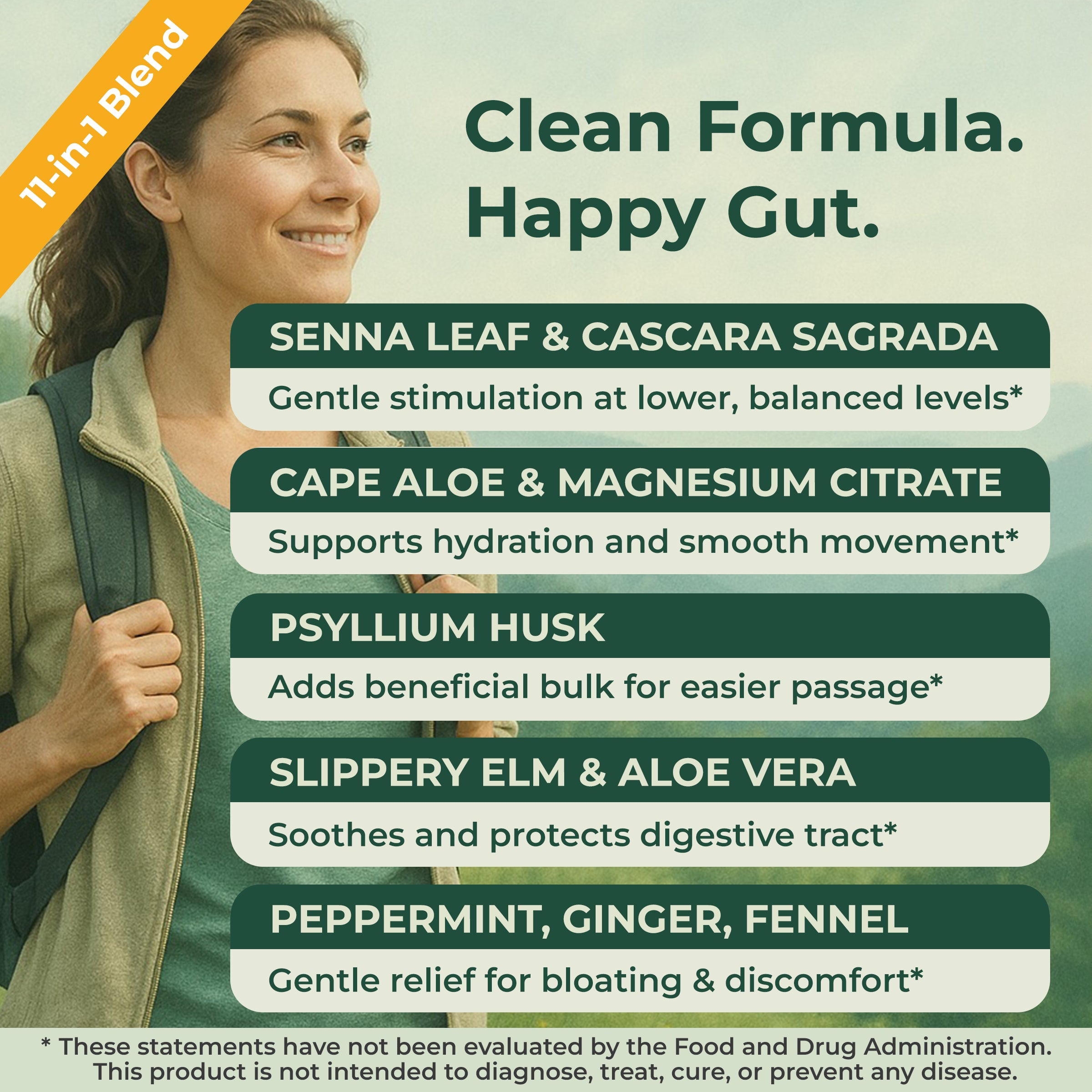 GO-2™ Advanced Colon & Gut Cleanse, Gentle Herbal Laxative and Stool Softener