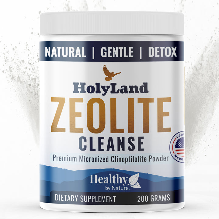 HolyLand Zeolite Cleanse - Zeolite Detox Powder 200 Gram Clinoptilolite Natural Activated Micronized Full Body Detox