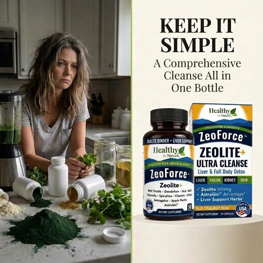 ZeoForce | Next-Level Full Body Detox — Zeolite, Liver & Gut Support System