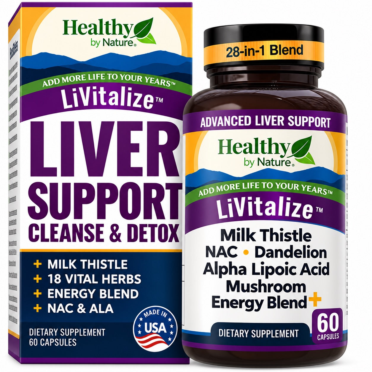 LiVitalize™ 28-in-1  Liver Health Support & Detox