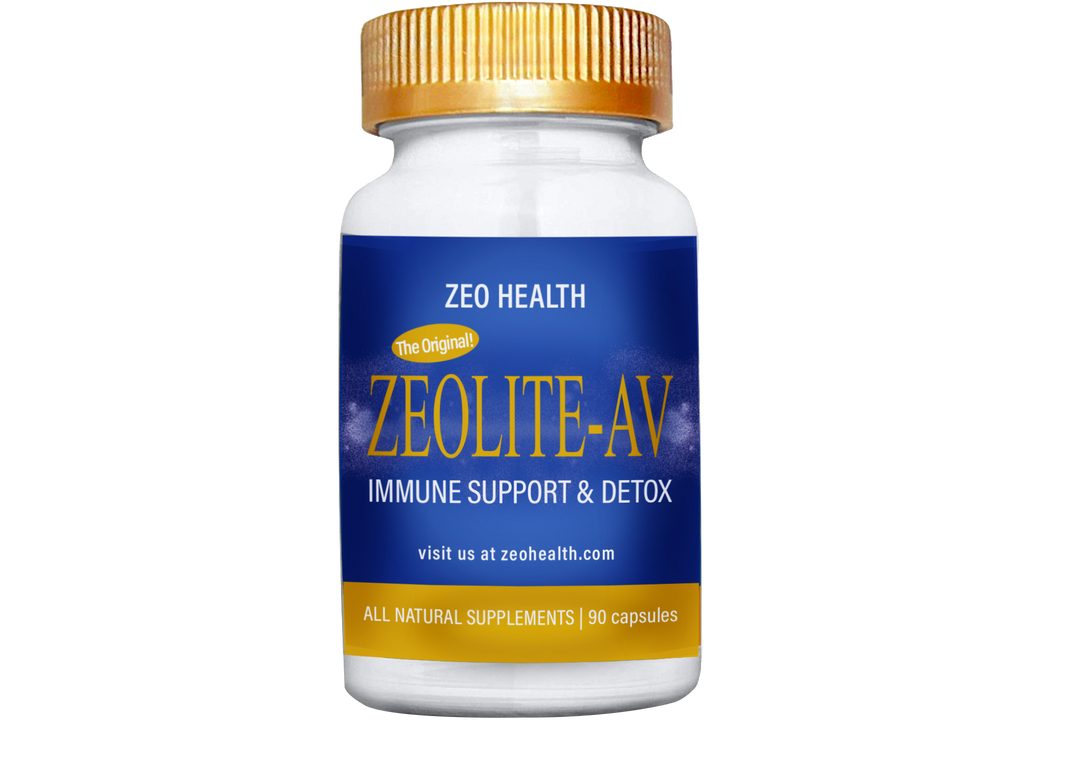 Zeolite-AV Capsules - Potent Immune System Booster with Humic Acid for Immune Support & Gut Health
