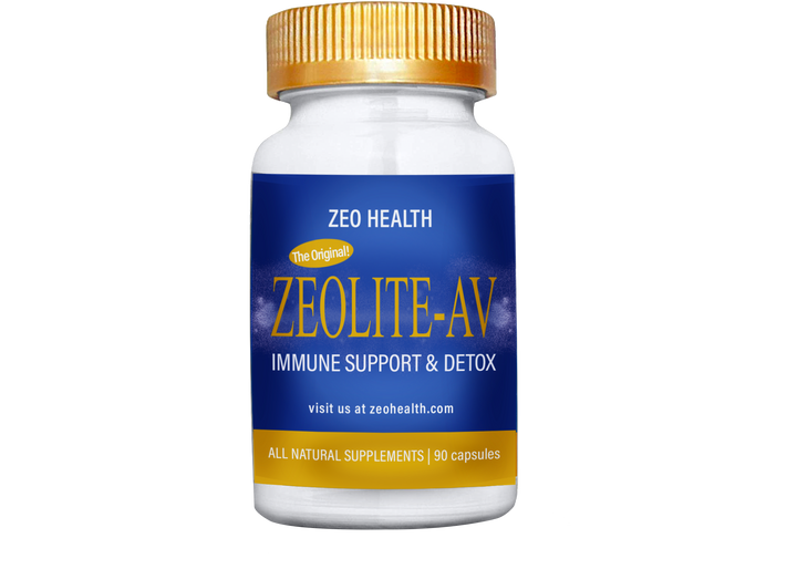 Zeolite-AV Capsules - Potent Immune System Booster with Humic Acid for Immune Support & Gut Health