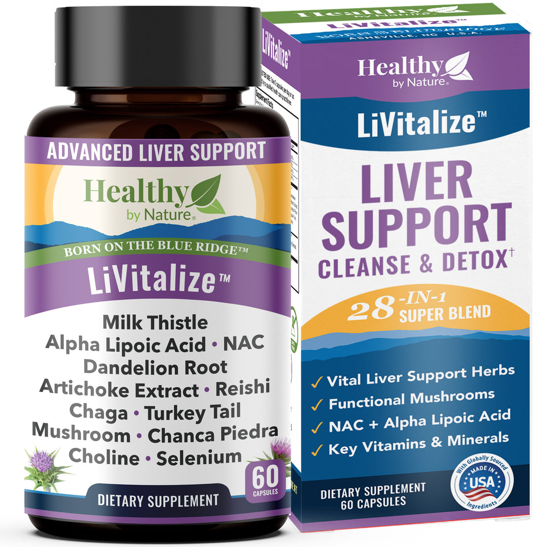 LiVitalize Advanced Liver Support Cleanse Detox Repair