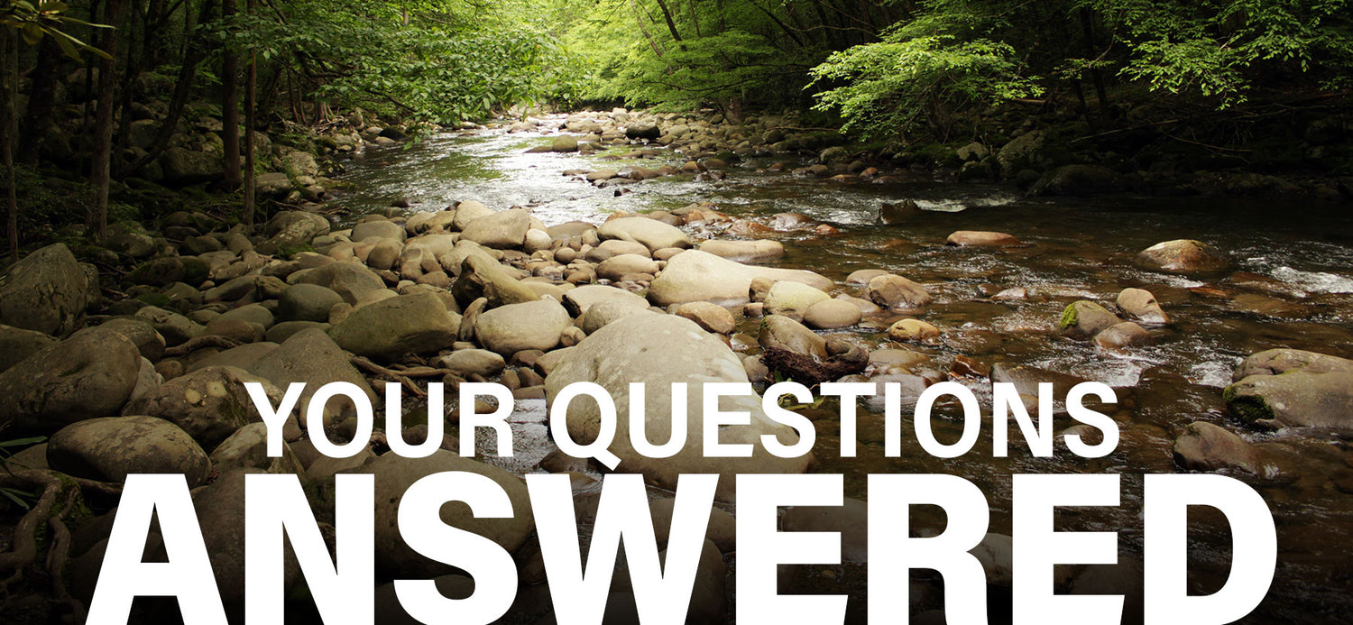Frequently Asked Questions over a stream photo