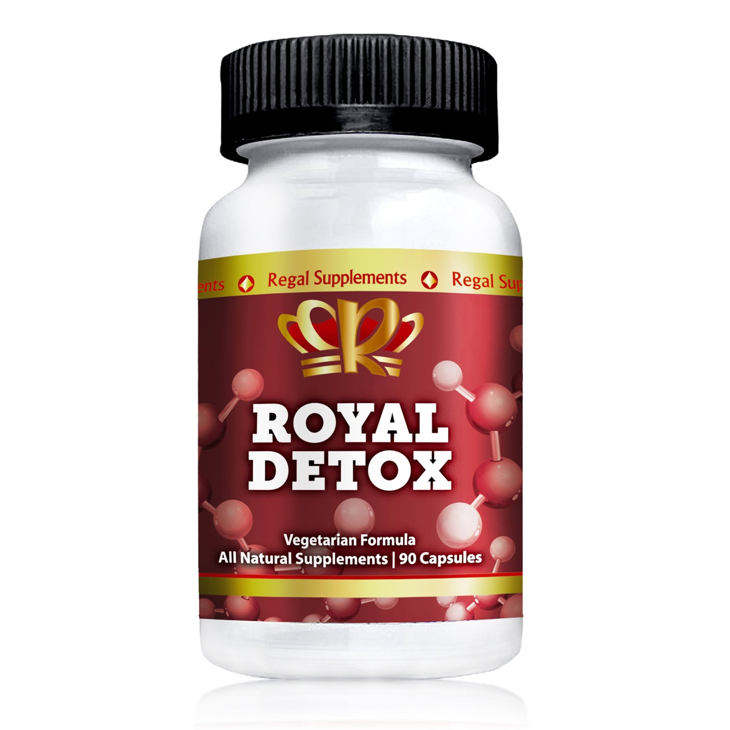 Royal Detox - Complete, Balanced, & Thorough Detox with Cilantro, Chlorella, Zeolite, Spirulina & Apple Pectin (90 Capsules)